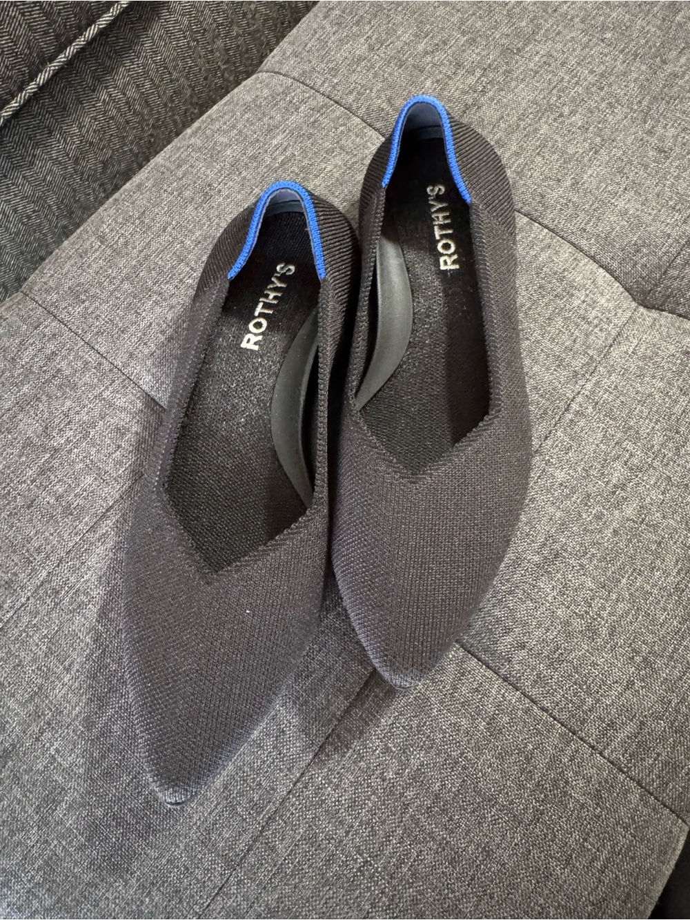 Rothy's Women’s Black Point Flats